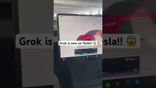 Grok is now integrated with Tesla!! 😱#tesla #model3 #grok #grok4 #xai