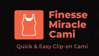 FINESSE MIRACLE CAMI -QUICK & EASY CLIP-ON CAMI