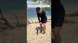 Pump up this mini air tank and breathe underwater 🤿 #fyp #lungtank #lung #snorkeling #diving #scuba