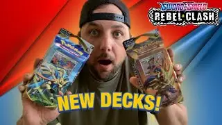 *NEW REBEL CLASH THEME DECKS* Opening Pokemon Cards From Sword And Shield Rebel Clash