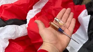 Как заменить лампочку во дворе (надувные конструкции)