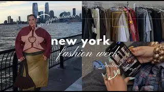 NEW YORK FASHION WEEK: *Plus Size Edition, luxury runway show, Plus Size thrift haul in Brooklyn