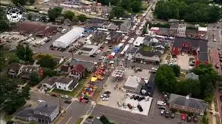 Drone Views Friday Night: Olde Canal Days Festival in Canal Fulton, Ohio
