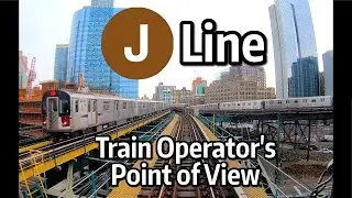 MTA New York City (NYC) Subway J Train Ride - Front Window View 2020