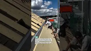 Installing Wood Fiber Roof Insulation Smart & Fast #construction #roofing #shorts