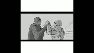 Ben Affleck's Batman vs Joe Manganiello's Deathstroke in  Storyboard by Jay Oliva &  Monty Granito.