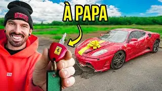 J'AI RECONSTRUIT UNE FERRARI ACCIDENTÉE ET JE L'AI DONNÉE À MON PÈRE