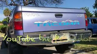 Instalando defensa en Tacoma rear bumper install