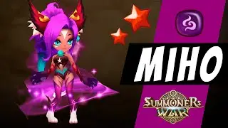 New Amazing 2a MIHO. Dark Martial Cat in Summoners War RTA