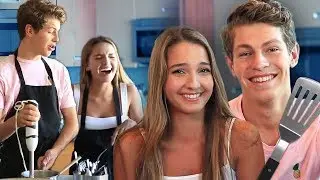 Bexi Feels the Heat! (our private chef date) | Make My Date with Ben Azelart and Lexi Rivera