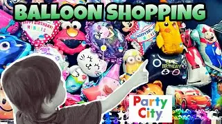 BALLOON SHOPPING AT PARTY CITY 2018