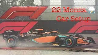 F1 22 Monza Rain Car Setup