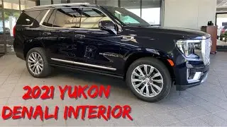 2021 GMC Yukon Denali Interior Details