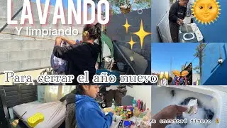 Última lavadora del año 🧺🫧🧽dejando todo listo ✅ y limpio para recibir el año nuevo // despensa 🏡🫶🏻🙏