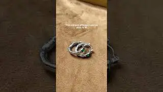 My signature hoops timeless as ever. Featured: Emerald Envy Hoops #earrings #hoops #silverjewery