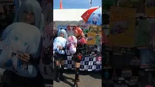 We went to Itasha Heaven to see the cars, honestly! 😅 #itasha #jdmcars #hatsunemiku #waifu #otaku