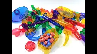 Marble Run Marble Race Frenzy With huge marble run set and colourful marbles!!