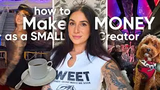 How to MAKE MONEY w/ a SMALL Following