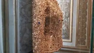 Yves Saint Laurent,  temporary exhibition at Louvre museum in Paris.