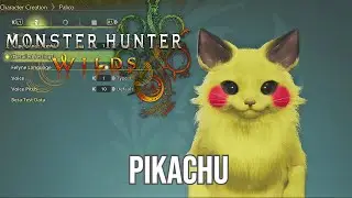 Monster Hunter Wilds Palico Creation &ndash; How to Make Pikachu from Pok&eacute;mon!