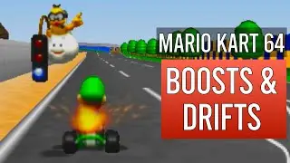 How to boost start and drift boost in Mario Kart 64