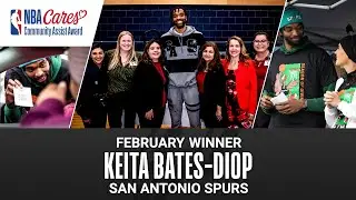 2023 NBA Cares Community Assist Award (February): Keita Bates-Diop