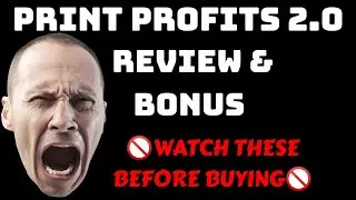 Print profits review & bonus free training & work shop | Legit Reviewer