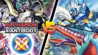 [DCGO] Alphamon Ouryuken vs Hexeblaumon & Leviamon | Digimon TCG (Digimon Simulator)