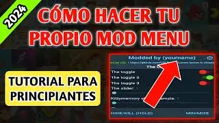 Cómo crear tu propio mod menu en 2024