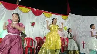 In gullapudi special dance perfomance-1 sandadi 4 on semi christmas event