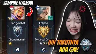 PRANK STREAMER CEWEK PAKAI AKUN KECIL! PANIK SETIM SAMA GM 🤣 | MLBB