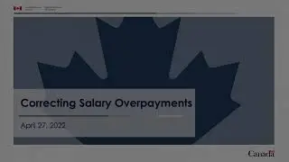 Correcting Salary Overpayments