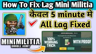 Da2 | How to Fix Lag In Mini Militia | Mini Militia lag Fix | Mini Militia | Mini Militia New Update