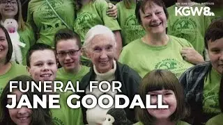Friends, family say goodbye to Dr. Jane Goodall
