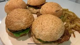 KFC style crispy chicken  burger recipe (zinger burger) resturant style