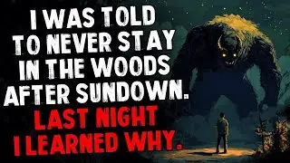 I Was Told To Never Stay In The Woods After Sundown  Last Night I Learned Why
