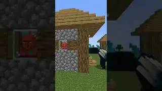 Warden sonic boom destroy a house?!........... #minecraft #shorts #warden