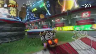 Crash Team Racing Nitro-Fueled-Oxide Time Trials(Slide Coliseum )