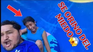 DOÑA VICKY hasta se orino del miedo al subirse a este tobogan