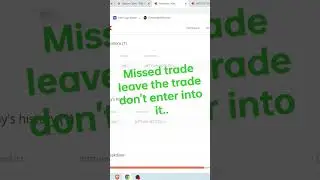 Missed Trade Opportunity: Learning from Mistakes #short #shorts