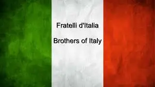 The National Anthem of the heaven Italy