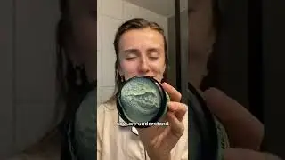 trying Korean Shrek Pack face mask | night skincare routine
