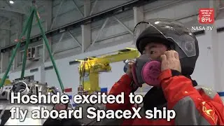 Japanese astronaut Hoshide excited to fly aboard SpaceX ship
