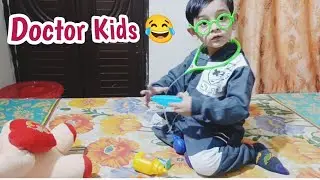 Funny Kids Doctor & Teddy Bear Patient 😂 | Role Play|motivation| kids|funny video| funny doctor|