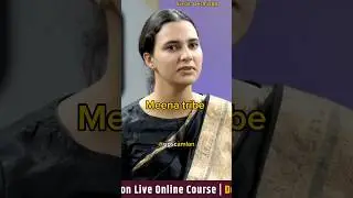 Bhils tribe vs Meenas tribe 🔥|UPSC Interview..#shorts