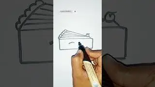 How to Draw a Slice of Cake - Easy Drawing of Pastery - #shorts #youtubeshorts