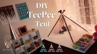 DIY| COMO HACER UN TEEPEE SIN COSTURAR | READING NOOK IDEA |