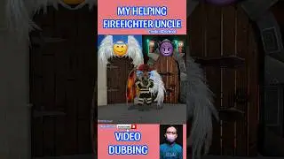 my helping firefighter uncle #dubbing #minecraft