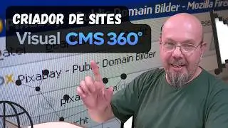 Criador de sites gratuito Visual CMS 360