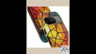 Stained Glass Mosaic Google Pixel Tough Phone Case